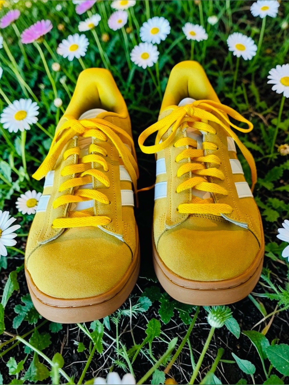 adidas Grand Court Alpha 00s Yellow Suede Sneakers - Women’s 9.5